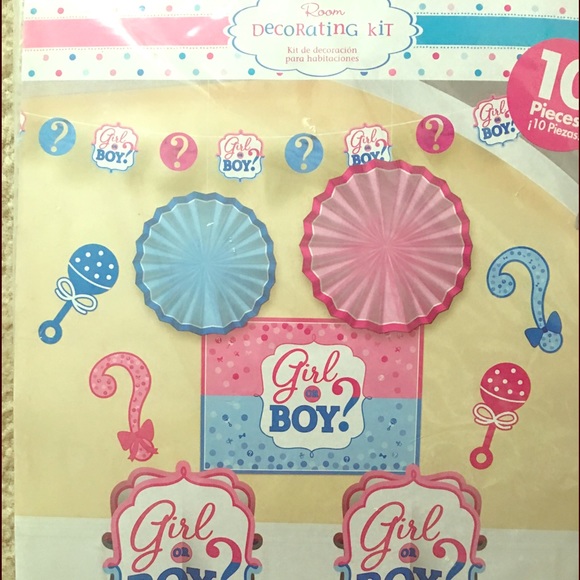 Gender Reveal decorating kit